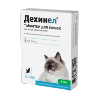 Дехинел антигельминтик для кошек, уп. 2 таб.