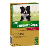 Адвантейдж для собак от 10 до 25кг 2,5мл №4