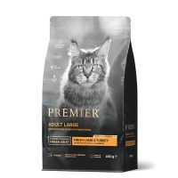 Premier Cat Lamb&Turkey ADULT LARGE сухой корм для кошек крупных пород, индейка и ягненок