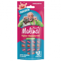 MOLINA крем-лакомство для кошек с лососем