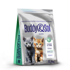 Buddy Sol сухой корм для котят с индейкой и ягненком