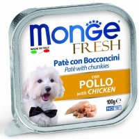 Monge Dog Fresh консервы для собак курица 100г