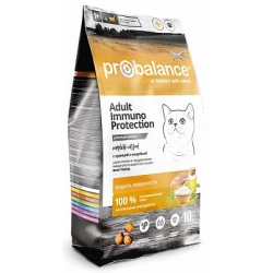 Probalance корм сухой Immuno для кошек, курица с индейкой, 10кг