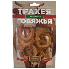 Деревенские лакомства. Трахея говяжья с мясом курицы, 50г