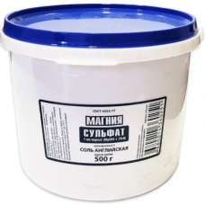 Магния сульфат 7-ми водный (английская соль), уп. 500 гр.