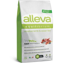 Сухой корм для взрослых собак мелких и средних пород Alleva Equilibrium Sensitive Lamb & Ocean Fish Mini/Medium