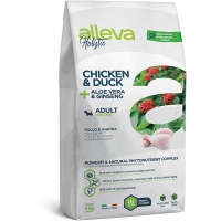 Сухой корм для взрослых собак мелких пород Alleva Holistic Chicken & Duck + Aloe vera & Ginseng Mini
