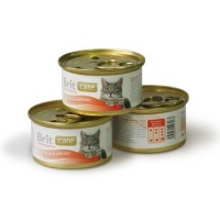 БРИТ КАРЭ консервы для кошек Куриная грудка 80г
