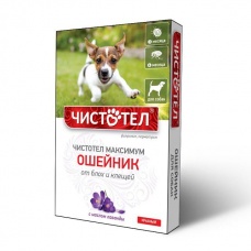 Чистотел Максимум ошейник для собак КРАСНЫЙ 40см