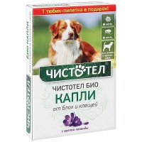 Чистотел БИО с лавандой Капли для средних и крупных собак
