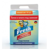 Mr. Fresh Regular Пеленки для ежедн. прим-ния 90х60 (Экопром), уп. 8 и 16 шт