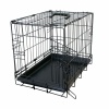 DUVO+ Клетка для собак однодверная "Pet Kennel MINI", черная, 47х30х37см
