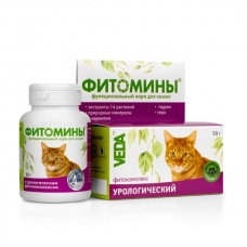 Фитомины с урологическим фитокомплексом для кошек, 50г