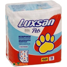 LUXAN Premium Коврики впитывающие 40х60 (Люксан), уп. 15 шт