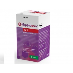 Марфлоксин (КРКА), растрвор для инъекций. 10%, флак. 100 мл