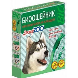 Ошейник БИО Доктор Зоо от блох для собак, 65см, зелёный