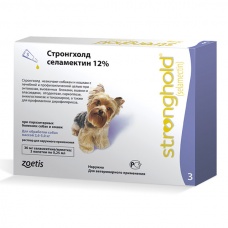 Стронгхолд, 12% 30 мг для собак 2.,6-5 кг, 3 пип.