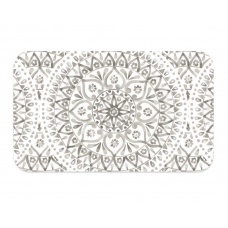 TARHONG Коврик под миски "Boho Medallion", бежевая с рисунком, 48х29см