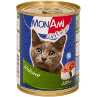 MonAmi консервы для кошек Индейка