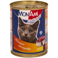 MonAmi консервы для кошек Мясное ассорти