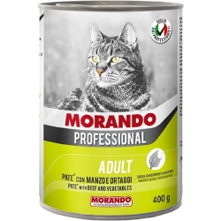 Morando Professional консервы для кошек паштет с Говядиной и овощами