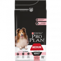 Pro Plan сухой корм для собак ср.пород с чувст.кожей лосось рис