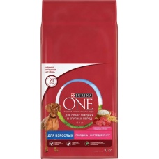 Purina One Med Max сухой корм для собак говядина рис
